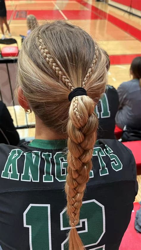 braided volleyball hairstyles